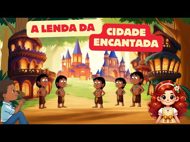 A Lenda da Cidade Encantada - História infantil | Folclore Brasileiro