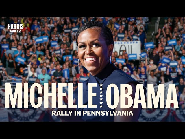 Michelle Obama Speaks at Montgomery County Rally