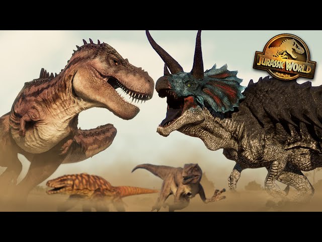 TARBOSAURUS ENTERS THE BATTLE ROYALE!!! | Jurassic World Evolution 2