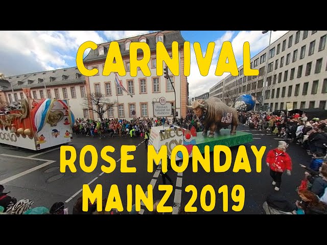 Rose Monday street carnival in Mainz 2019