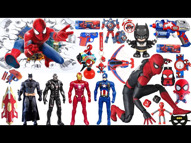 Experience popular Marvel videos, dancing robot Spider Man action alliance, handgun holder.