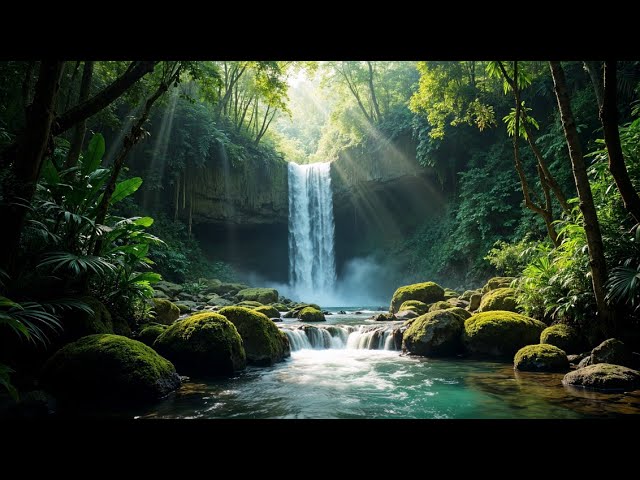 4K UHD Forest Stream Sounds ASMR Sleep Relaxing River Water Sounds Nature Relaxing Videos