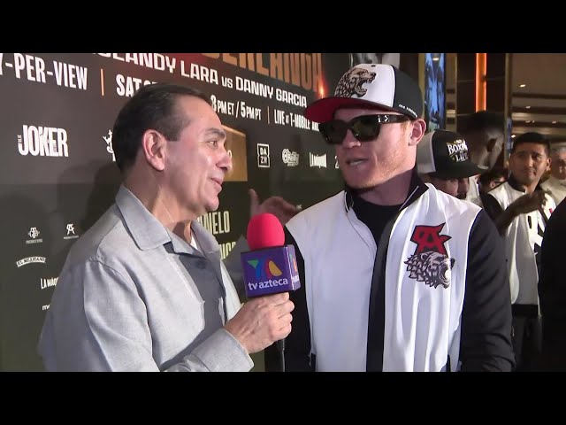 Entrevista con Canelo Álvarez en su llegada oficial a Las Vegas | Box Azteca