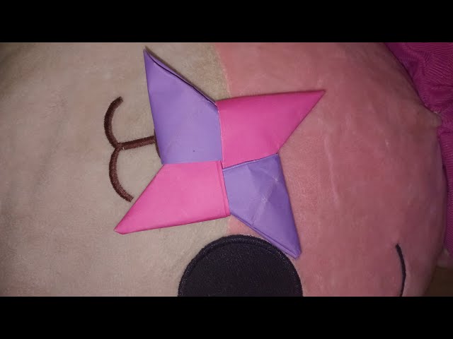 How to Make a Paper Ninja Star! (Easy Origami Shuriken)"🥷💫