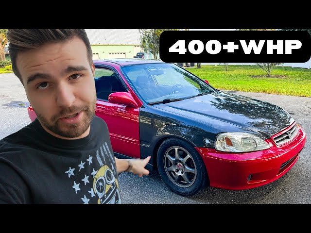 This Supercharged K-Swap Civic RIPS! (Insane Supercharger Whine)