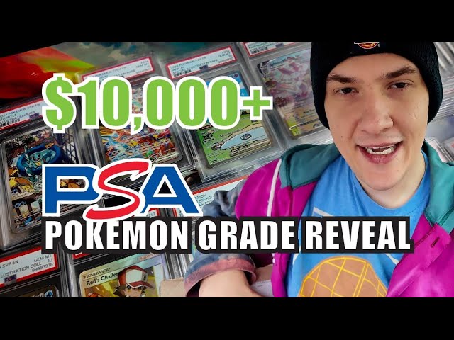 $10,000+ PSA Pokémon Card Grade Reveal