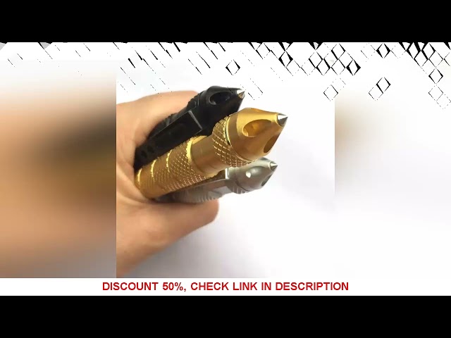 Tactical Self Defense Pen Multipurpose Alumínio Aviação Anti-Skid Portátil ao ar livre EDC Alta Qual