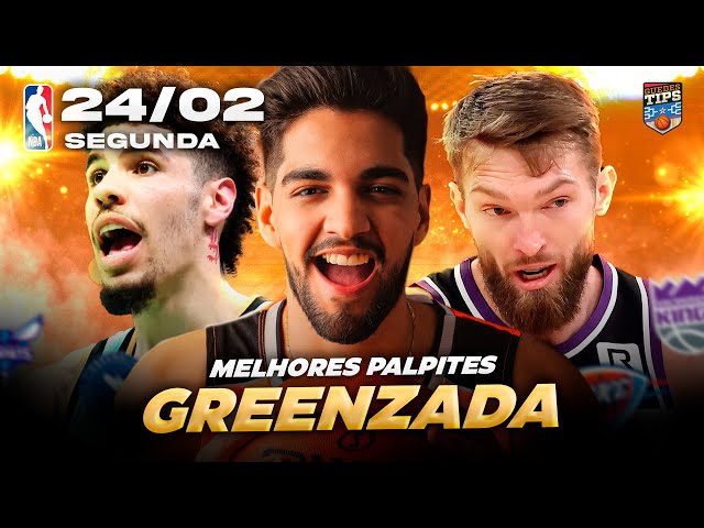 PALPITES DA NBA PARA HOJE 24 02 2025 (SEGUNDA-FEIRA) + BILHETE PRONTO