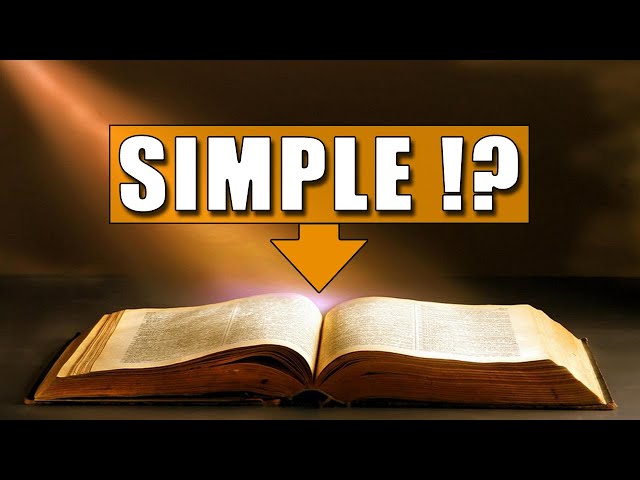 The Bible Is Simple