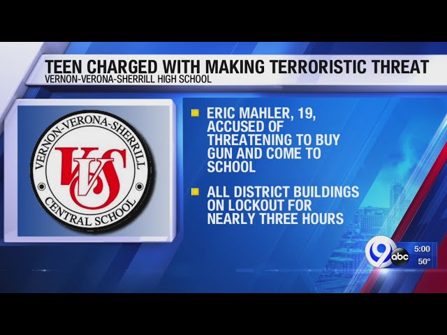 Teen charged with making a threat against VVS High School