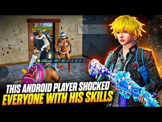 A Highly Skilled Android Player in BGMI - PUBG mobile | Fastest 5 Finger 1v4 Clutches