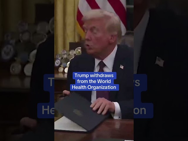 Trump withdraws from the World Health Organization