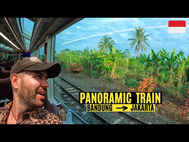 $27 PANORAMIC VIEW Train From Bandung To Jakarta 🇮🇩