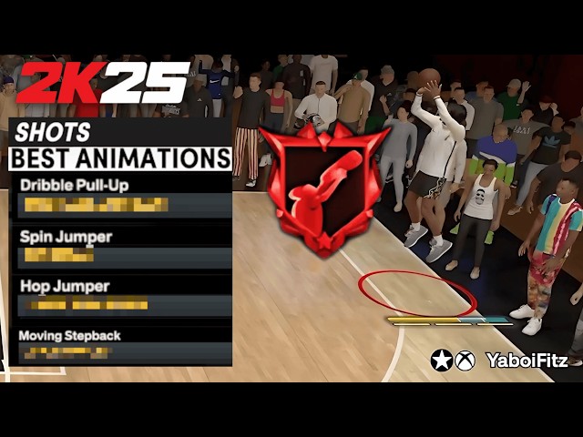 BEST NBA 2K25 GUARD SHOT CREATOR ANIMATIONS (Best Go-To Shot, Fade, Dribble Pull-Up & Hop Jumper)