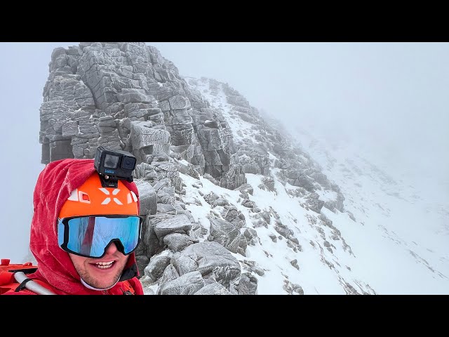 Solo fiacaill ridge II cairngorms POV