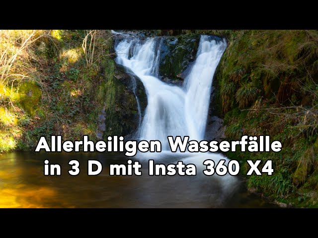 Wasserfälle Allerheiligen in 3 D | Gefilmt mit Insta 360 X4 Kamera