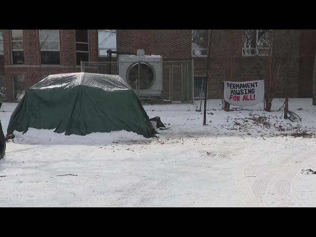 Chicago agencies dismantle smoke stacks and propane tanks at Gompers Park homeless encampment