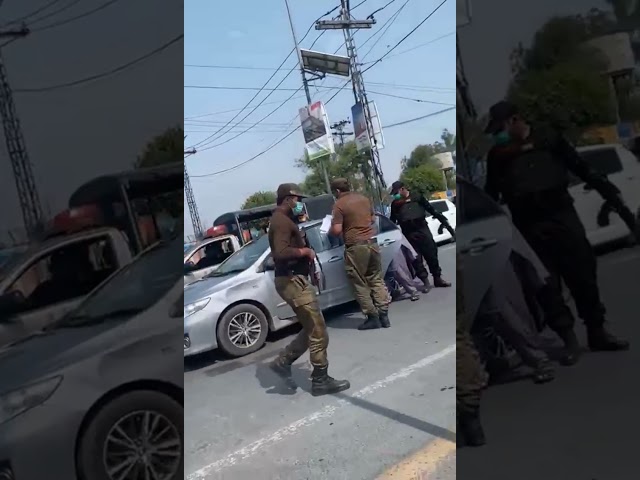 Protests across arrest Maulana Saad Hussain Rizvi, Ameer of Tehreek-e-Lubaik Pakistan in Lahore