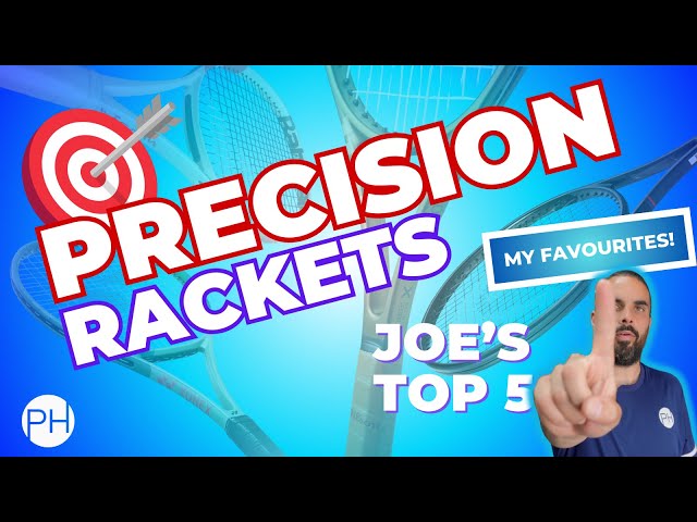 REVIEW: TOP 5 TENNIS RACKETS FOR PRECISION 2024 | Tennis Coach | Racquet Review | PH Tennis