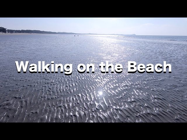 Walking on the beach | Relaxing music with Ocean wave sound