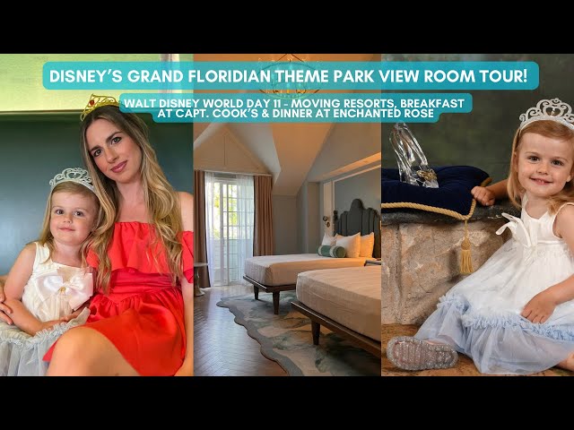 DISNEY’S GRAND FLORIDIAN THEME PARK VIEW ROOM TOUR! CAPT.COOK’S BRUNCH, ENCHANTED ROSE DINNER & MORE