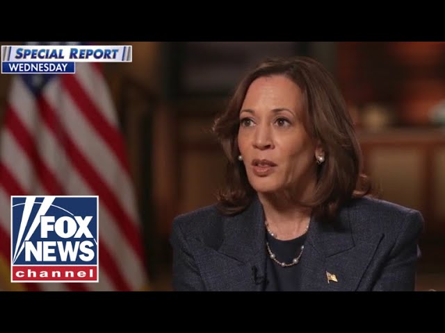 Kamala Harris aides waved to 'wrap' up, arrived late to Bret Baier interview