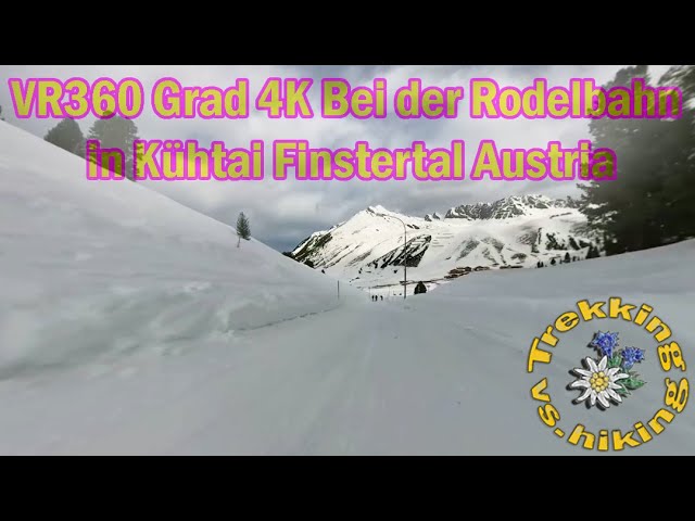 VR360 Grad 4K Bei der Rodelbahn in Kühtai Finstertal  Austria Tirol POV Onride