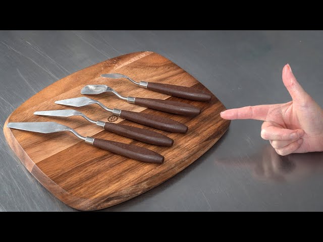 Palette Knives for Cake Decorating [ Cake Decorating For Beginners ]