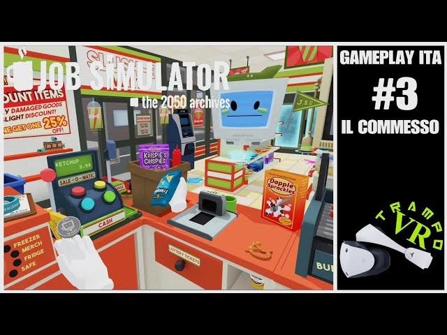 JOB simulator ITA il commesso ps5 psvr2 gameplay