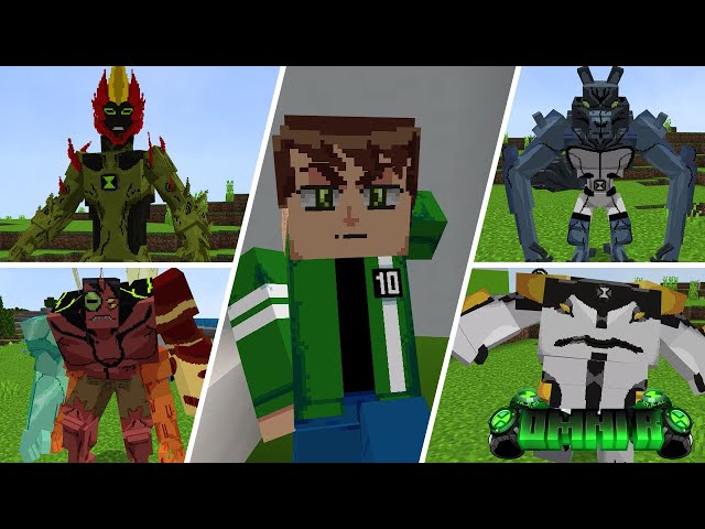 SAIU!!!NOVA ATUALIZAÇÃO DA MELHOR ADDON DE BEN 10 PARA MINECRAFT PE!!😱😱😱(Omni R BETA TESTE V0.2)