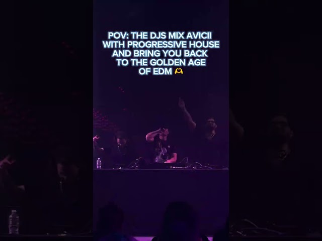 who else misses the golden age of edm? ✨ #edm #avicii #nostalgia #dj #pov #rave #mashup