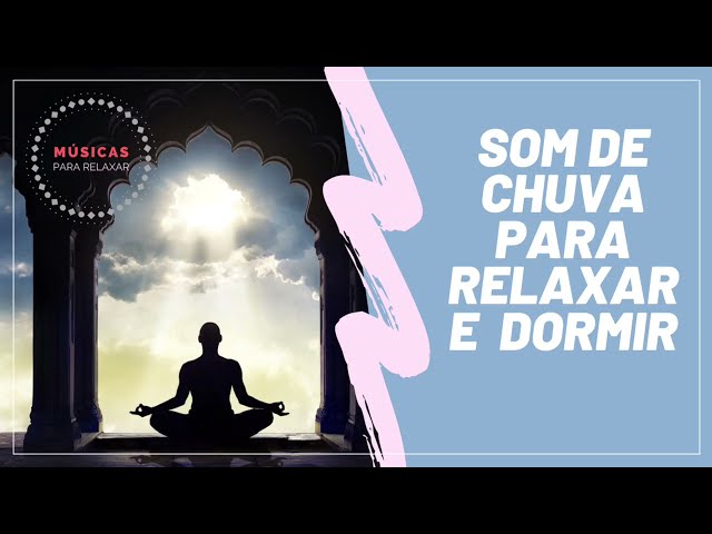 Som de chuva para ajudar bebês dormir e relaxar. Sem Trovões