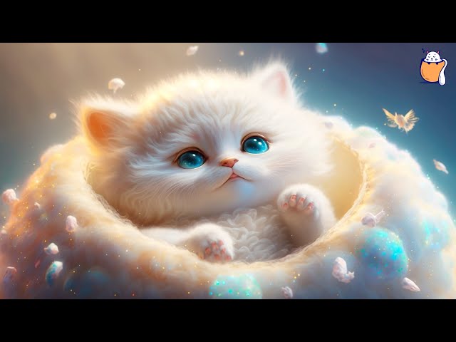 LIVE 24/7 Relaxing Music for Cats  Peaceful Piano Music with Cat Purring Sounds | Sleepy Cat