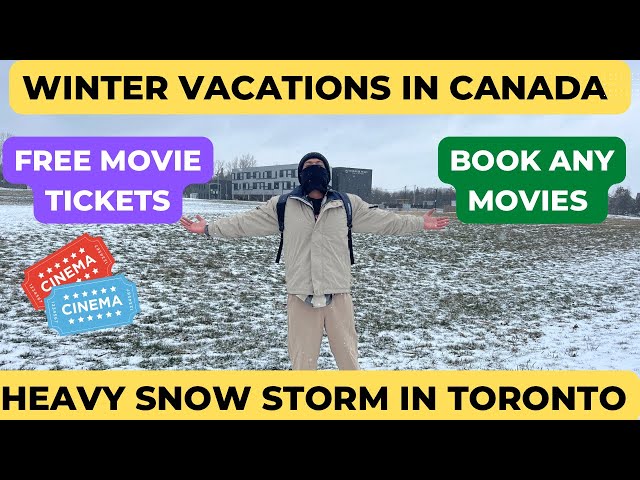 SNOW STORM 2022| Winter Vacation in Canada |Avatar 2 #review