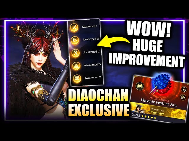 DIAOCHAN Amazing Improvements To Her AWAKENINGS! + EXCLUSIVE ARTIFACT Breakdown ⁂ Watcher of Realms