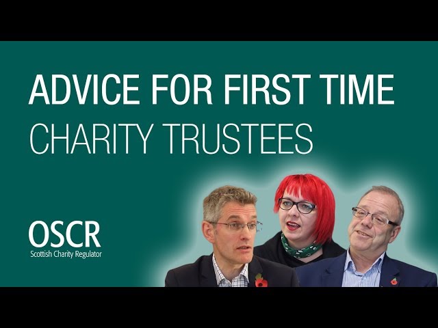 Advice for first time charity trustees