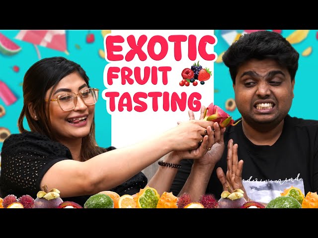 EATING All TYPES of EXOTIC FRUITS | Kishore | Challenge | Sunita Xpress