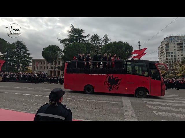 Tirana 🇦🇱  28 Nëntori  |  Parada e Pavarësisë: Një Ditë e Madhe për Kombin Shqiptar!