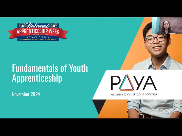 Fundamentals of Youth Apprenticeship