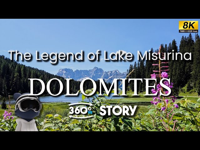 Explore The Mysteries Of Lake Misurina | Immersive Dolomites Hiking Vr Tour  #vr #travel #360video