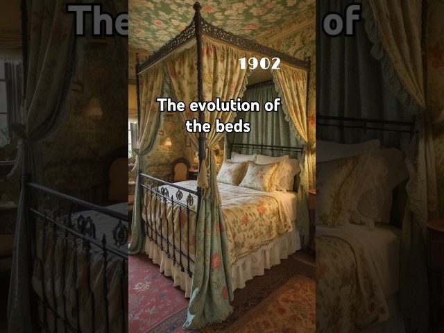 The evolution of beds made with AI #ai #evolution #beds #architecture