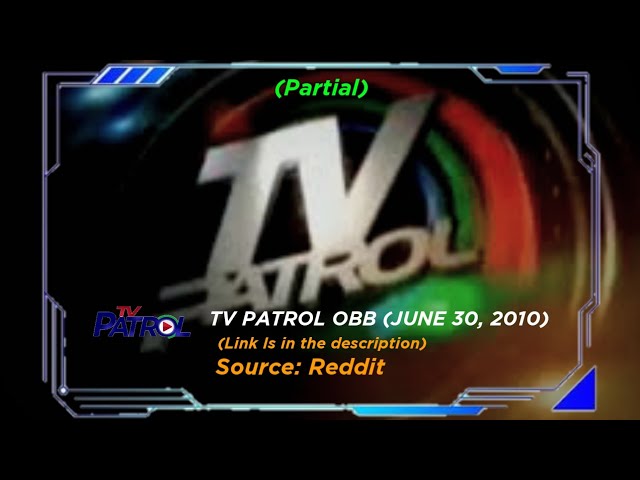 (Partial) TV Patrol OBB June 30, 2010