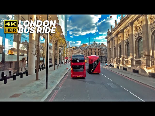 LONDON Bus Ride 🇬🇧 - Route 149 - Edmonton to London Bridge, via London's financial district 🏙