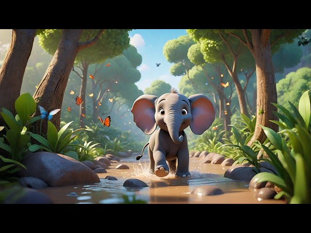 Ellie the Young Elephant| Song | Kids rhymes and poems | Chu Chu UTV | For Kids