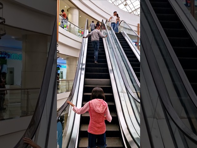 Fear Of Escalator 😨😨😨#escalator #funny #shorts #trending