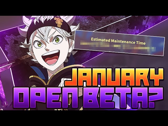 OPEN BETA RELEASE DATE CONFIRMED FOR BLACK CLOVER MOBILE?! | Rise of the Wizard King