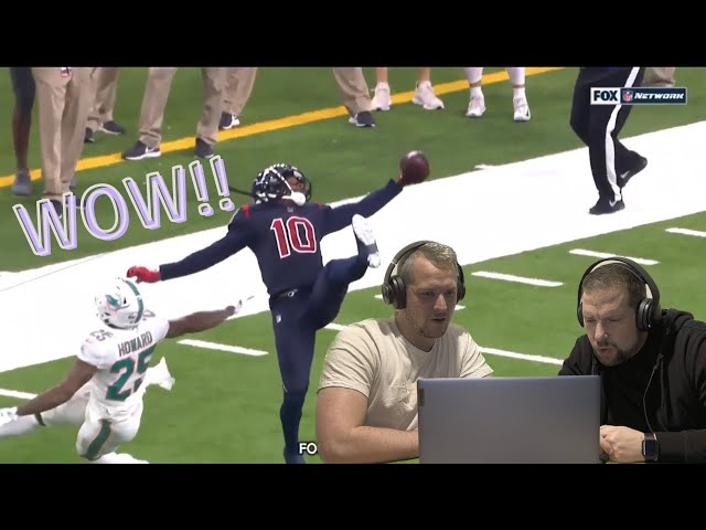 British Guys React to the NFLs Most Unbelievably Athletic Plays! (NFL Reaction)