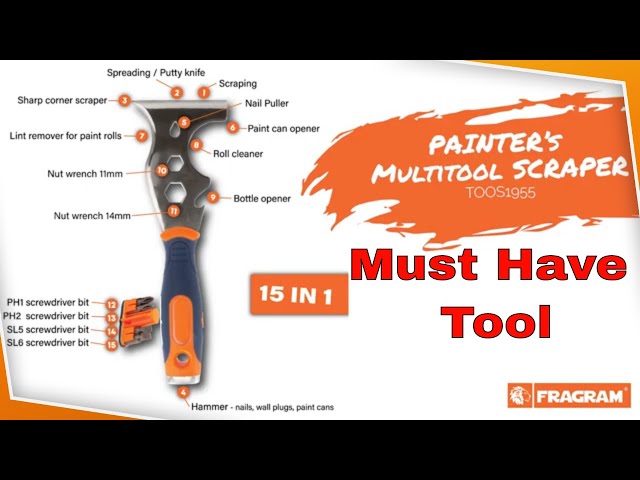 The Ultimate Must Have Multi-Tool for Painters 🖌️💪 Fragram 15-in-1 Tool 🛠️ Secret to Easy Painting 🎨