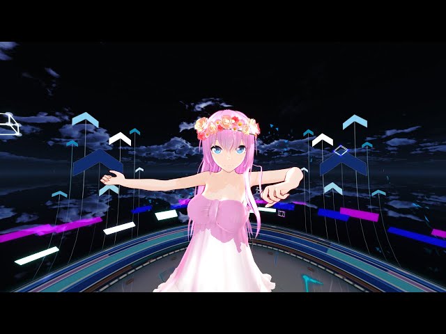 【MMD VR180 4K】巡音ルカ ダブルラリアット【YYB Megurine Luka】