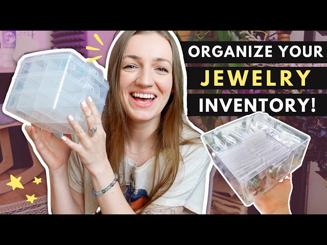 Jewelry inventory STORAGE IDEAS for small business! Jewelry selling biz